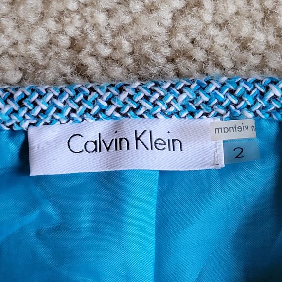 Calvin Klein Cotton Tweed pencil skirt - Picture 2 of 9